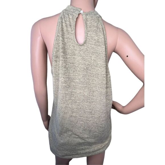 SHEIN Green Sleeveless High Neck Professional Blouse - Picture 3 of 4